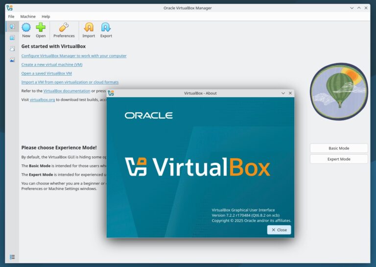 VirtualBox 7.2.2