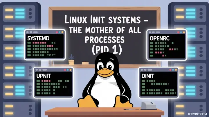 6 лучших современных систем инициализации Linux (1992–2025)