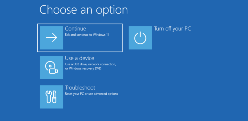 Среда восстановления Windows