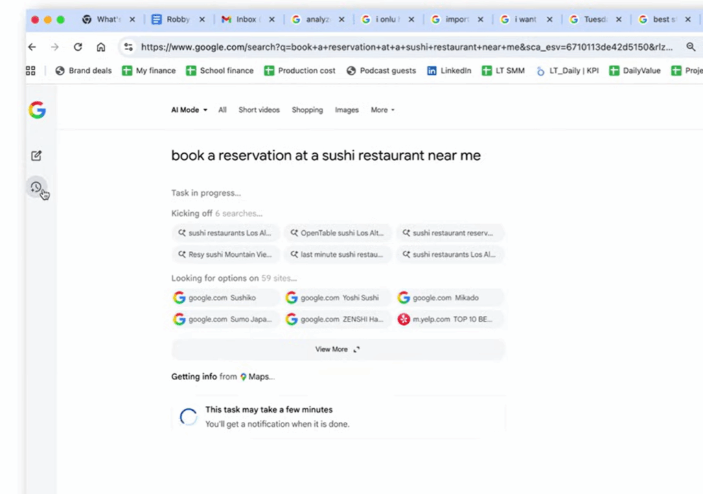 Карты в режиме искусственного интеллекта GoogleИсточник: Google / SiliconValley Girl на YouTube
