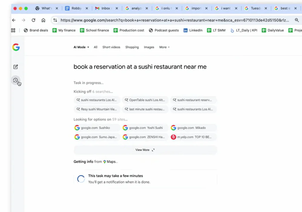 Карты в режиме искусственного интеллекта GoogleИсточник: Google / SiliconValley Girl на YouTube
