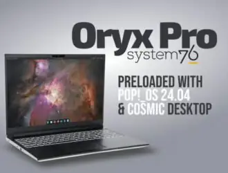 System76 представляет ноутбук Oryx Pro с Linux и бета-версией COSMIC Desktop