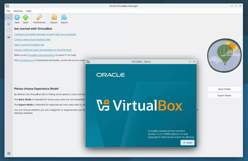 VirtualBox 7.2.4
