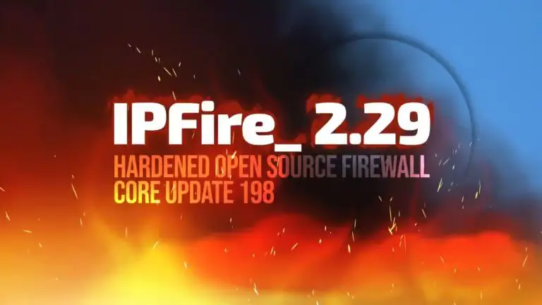 Выпущено обновление IPFire 2.29 Core 198 с Suricata 8 и функцией отправки отчётов по электронной почте в режиме реального времени