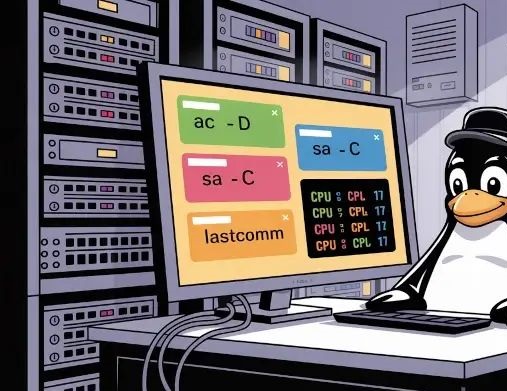 Psacct Linux Как отслеживать активность пользователей Linux с помощью инструментов ...