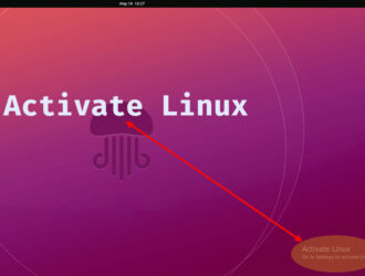 Как включить уведомление об активации водяного знака Linux на рабочем столе Linux