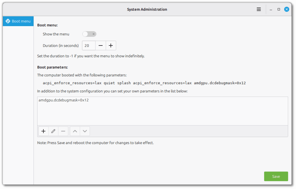Инструмент для системного администрирования в Linux Mint