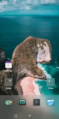 Рабочий стол Plasma Mobile 6.5 Folio