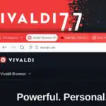 Вышла версия браузера Vivaldi 7.7 с единой стартовой страницей и улучшенной синхронизацией вкладок