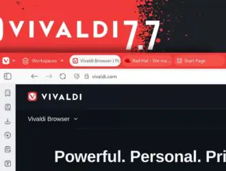 Вышла версия браузера Vivaldi 7.7 с единой стартовой страницей и улучшенной синхронизацией вкладок