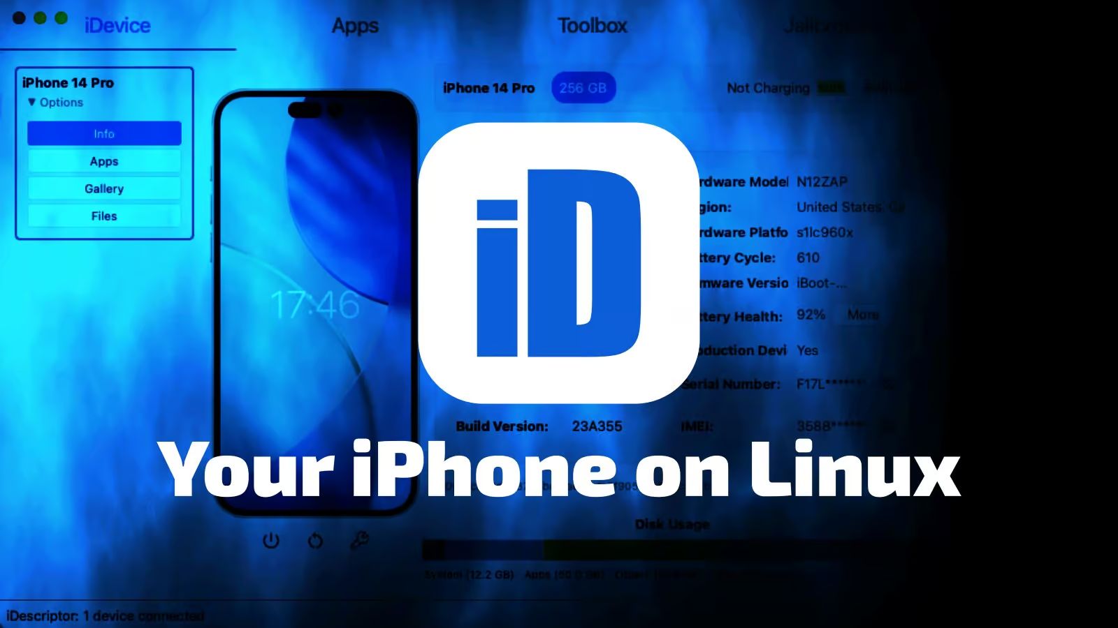 iDescriptor позволяет управлять iPhone из Linux