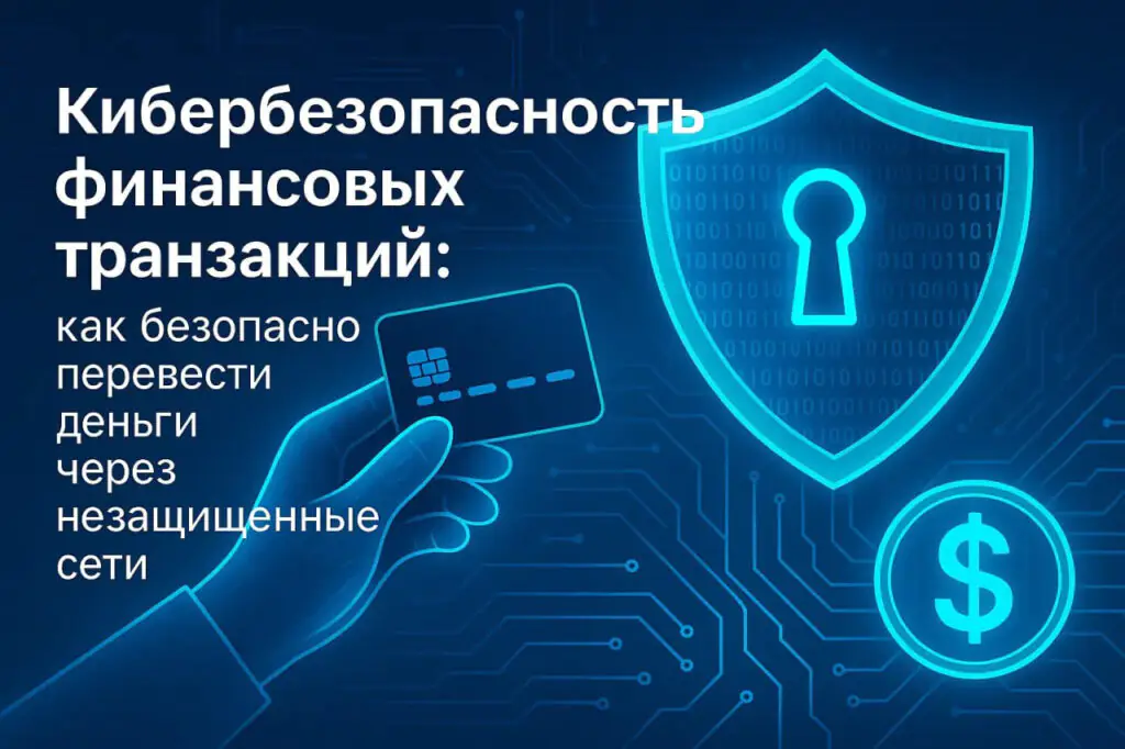 Кибербезопасность финансовых транзакций: Как безопасно перевести деньги через незащищенные сети