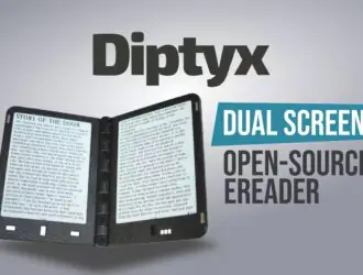 Двухэкранная электронная книга Diptyx с открытым исходным кодом представлена на Crowd Supply