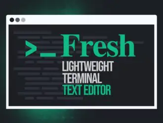 Fresh Launches — новый текстовый редактор с поддержкой терминала