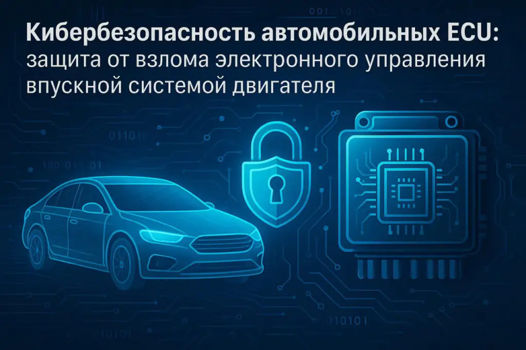 Кибербезопасность автомобильных ECU: Защита электронного управления впускной системой двигателя от взлома