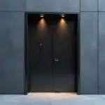 Металлические двери как технологический элемент современного здания