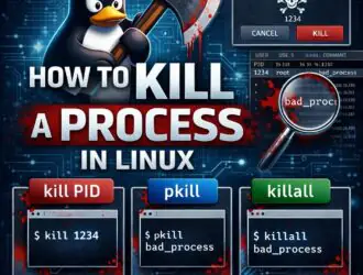 Принудительное завершение процесса в Linux с помощью команд Top, Kill, Pkill, Killall и Xkill