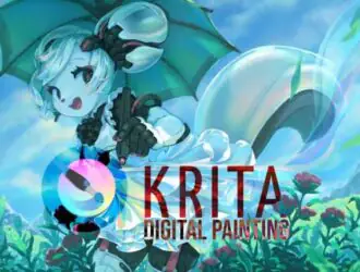 В Krita 5.2.14 появились улучшенные сенсорные элементы управления и новая палитра цветов