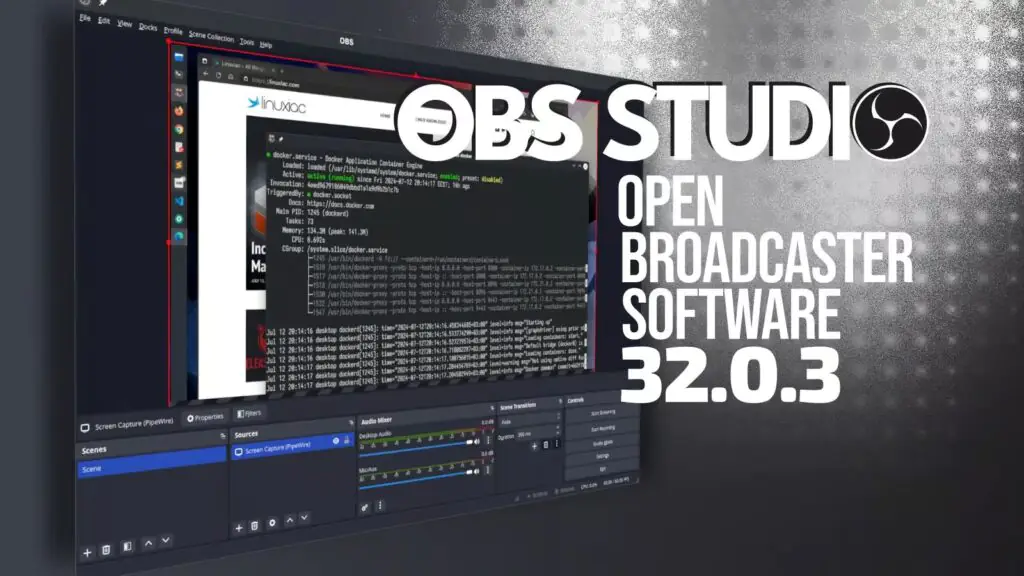 В OBS Studio 32.0.3 исправлены сбои при завершении работы и удалении холста