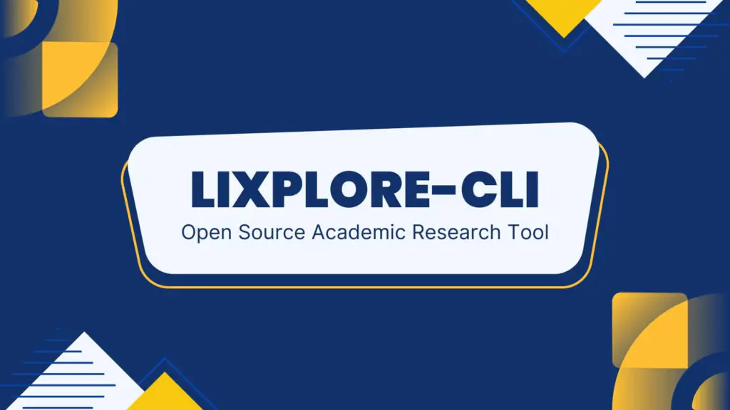 Lixplore-cli: инструмент командной строки для научных исследований