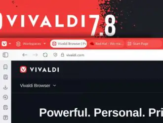 В браузере Vivaldi 7.8 появилась функция перетаскивания вкладок и более удобное закрепление вкладок