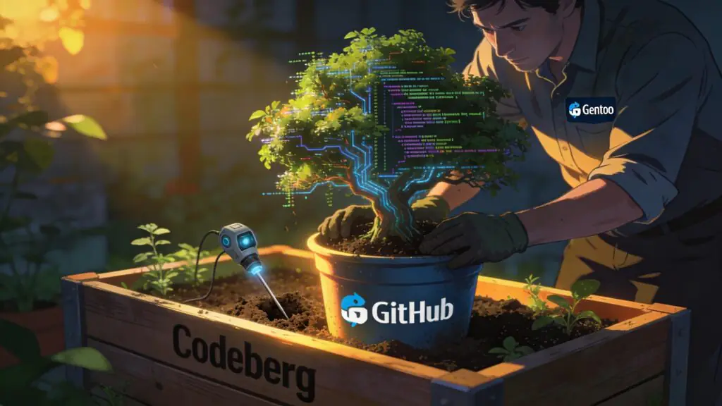 Gentoo уходит с GitHub на Codeberg: причины, последствия и контекст
