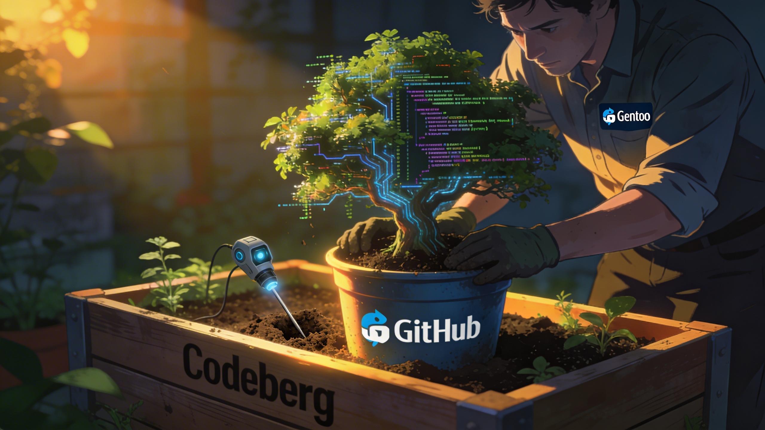 Gentoo мигрирует с GitHub на Codeberg из-за Copilot и вопросов к ИИ