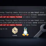 Как исправить ошибку Flatpak «No Such Ref in Remote Flathub» в Linux