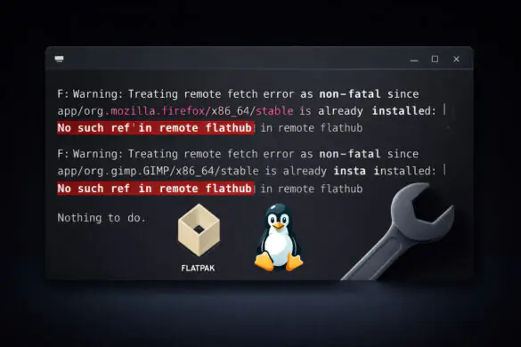 Как исправить ошибку Flatpak «No Such Ref in Remote Flathub» в Linux