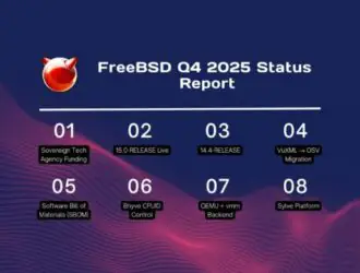 Отчет о состоянии FreeBSD за четвертый квартал 2025 года: поддержка ноутбуков, Rust в ядре, миграция на OSV, улучшения Bhyve и многое другое