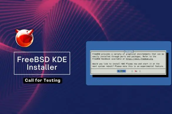 Скрипт для установки рабочего стола FreeBSD KDE готов к тестированию