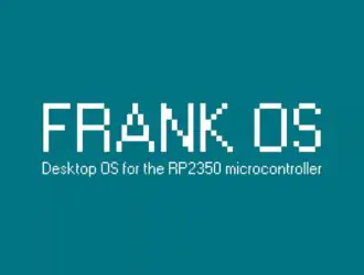 FRANK OS 1.0: Ретро-десктоп в стиле Windows 95 для микроконтроллеров
