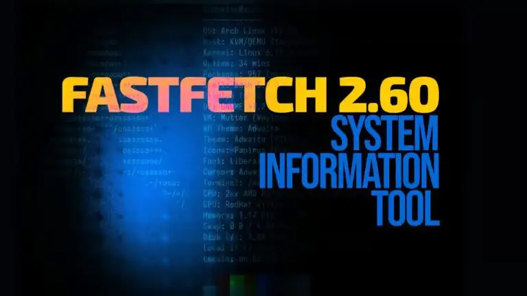 Fastfetch 2.60: популярный инструмент системной информации получил поддержку Moss и новые функции