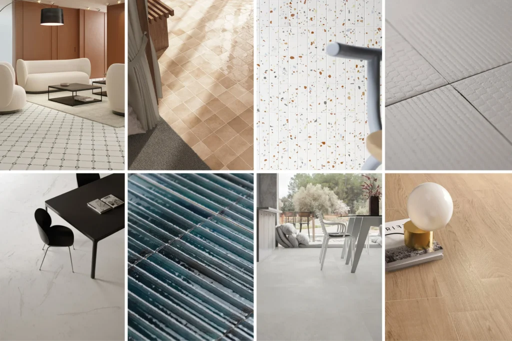 Где применяется плитка и керамогранит: современные решения