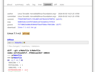 Linux Kernel 7.1-rc2: улучшения, исправления и тенденции разработки