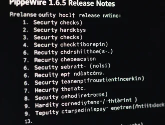 В PipeWire 1.6.5 добавлены дополнительные проверки безопасности и исправления для Pulse Server