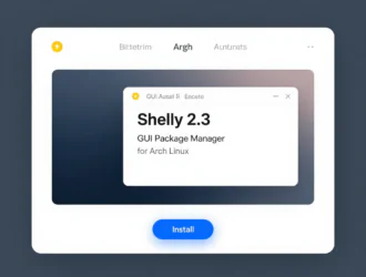 Менеджер пакетов с графическим интерфейсом Shelly 2.3 для Arch Linux повышает производительность