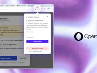 Opera внедряет функцию Paste Protect для защиты от атак ClickFix