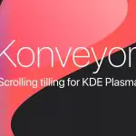 Konveyor добавляет в KDE Plasma прокрутку с разделением на плитки в стиле Niri